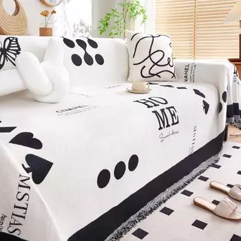 Высококачественное полотенце для дивана из шенилла на все времена года, чехол для дивана, чехол от пыли, цельный большой чехол для дивана, тканевая подушка 180*130cm