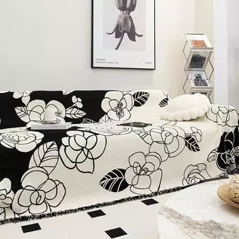 Высококачественное полотенце для дивана, полностью покрыто тканью Four Seasons Universal Cream Style 180*130cm