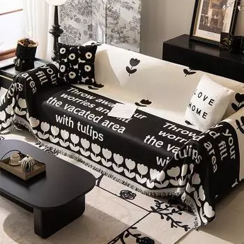 Высококачественное полотенце для дивана с полным покрытием, американский легкий роскошный чехол из синели от пыли, универсальный нескользящий чехол для дивана «все включено», четыре сезона 180*130cm