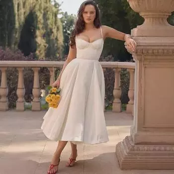 Высококачественное сексуальное женское платье с длинными бретельками и застежкой-молнией Extra Small синий