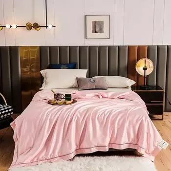 Высококачественное шелковое одеяло из тутового шелка для лета, лиоцелловая ткань, одеяло с наполнителем из 100% шелка для двуспальной кровати, мягкие шелковистые прохладные одеяла 200x230 200x230cm