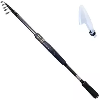 Высококачественное удилище с фиксированным кольцом из углеродного волокна S180M S210M S240M S270M Спиннинговое удилище Телескопическое удилище Компактное удилище Удилище для путешествий с чехлом для удилищ [TACKLAND] чёрный