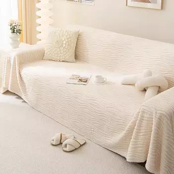Высококачественное зимнее полотенце для дивана, универсальное антипригарное шерстяное универсальное покрытие для гостиной, плюшевая ткань 180*130cm
