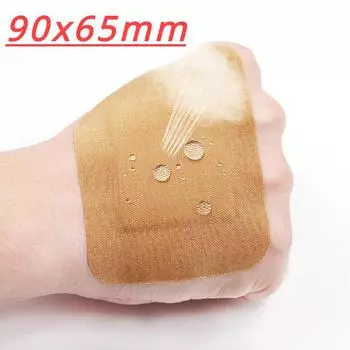 Высококачественные 10 штук больших и широких дышащих пластырей для улицы, портативных небольших ран, пластырей для остановки кровотечения 10pcs