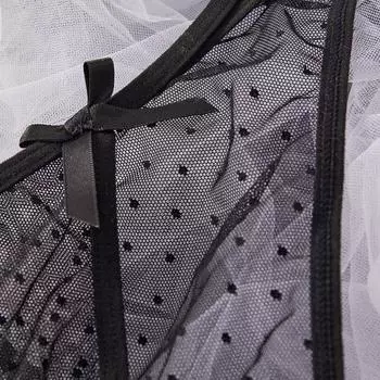 Высококачественные эротические трусики пижамы эротические флирт сетчатые перспективные трусы страсть S чёрный