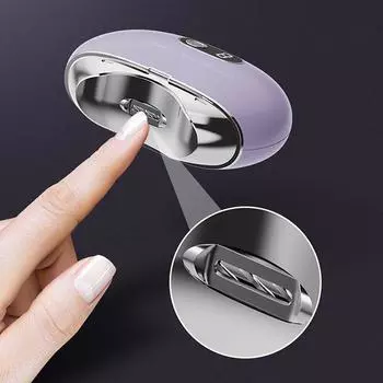 Высококачественные автоматические электрические кусачки для ногтей, перезаряжаемая мини-бытовая машинка для стрижки ногтей, портативный автоматический триммер для ногтей as the picture