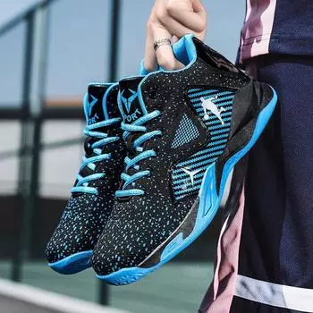 Высококачественные баскетбольные кроссовки, мужские кроссовки, баскетбольная обувь для мальчиков, осенняя противоскользящая уличная спортивная обувь с высоким берцем, женская летняя обувь 42 красный