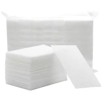 Безворсовые салфетки для дизайна ногтей, бумажные подушечки, гелевые акриловые насадки для снятия лака