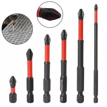 Высококачественные биты для отверток с индукционной закалкой, магнитные