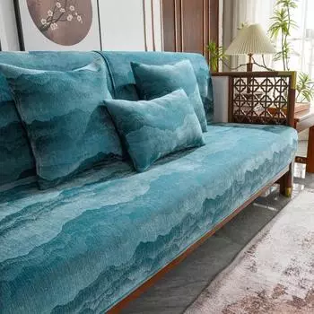 Высококачественные чехлы для полотенец для дивана, нескользящие чехлы для дивана с изображением замка Пик, чехлы для сидений и диванов для гостиной, подушки для домашнего декора 70x70