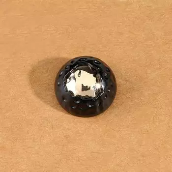 Высококачественные черные пуговицы, нишевая сферическая одежда, пальто, свитера, костюмы, маленькие ароматные куртки и новые маленькие грибовидные пуговицы. 18Mm black