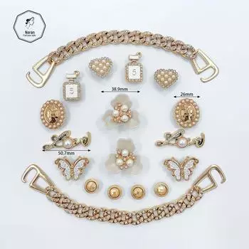 Высококачественные декоративные аксессуары для обуви Hole NR-0050*without shoes