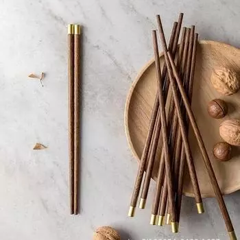 Высококачественные деревянные палочки для еды, не покрытые воском и нелакированные, круглые деревянные палочки для еды в китайском стиле для дома или подарка