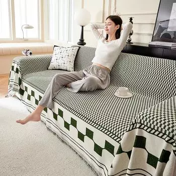 Высококачественные диванные салфетки Shanier, новые чехлы для диванов, четыре сиденья, одна подушка для дивана благородной наложницы, одеяло с защитой от царапин кошек 180*130cm