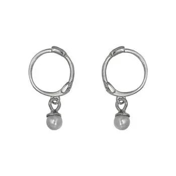 Высококачественные французские нежные серьги с жемчугом и пряжкой, мини-серьги, роскошный изысканный нишевый дизайн для женщин