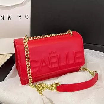 Высококачественные и фактурные женские сумки Модные сумки на одно плечо и через плечо с цепочкой