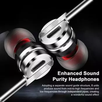 Высококачественные игровые наушники Проводные наушники Шумоподавление Чистый звук Компьютеры Мобильные телефоны Универсальные эргономичные наушники-вкладыши