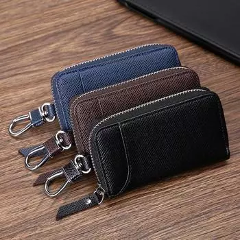 Высококачественные кошельки для ключей, кошелек для ключей на молнии, унисекс, автомобильные держатели для ключей, сумка для ключей с пряжкой, чехол, держатель для экономки кофейный