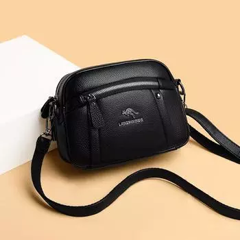 Высококачественные кожаные женские сумки-мессенджеры через плечо, сумки-шопперы, случайные кошельки с множеством карманов, женские и сумки