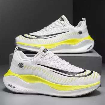 Высококачественные кроссовки, модные мужские сетчатые дышащие повседневные туфли, новые износостойкие и нескользящие кроссовки на толстой подошве 35