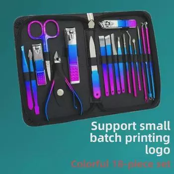 Высококачественные кусачки для ногтей из нержавеющей стали и набор для педикюра для взрослых