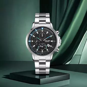 Высококачественные кварцевые часы с циферблатом и дисплеем для бизнеса и отдыха, водонепроницаемые для спорта, бега, отдыха, работы на открытом воздухе