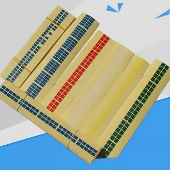 Высококачественные, легко рвущиеся этикетки из высоковязкой ПЭТ-пленки Red 5mm x 10mm x 10000 pcs