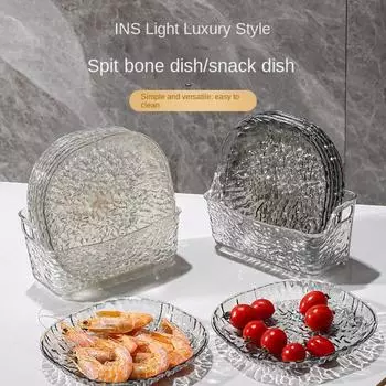 Высококачественные миски для закусок Фруктовая тарелка Салатница Десертная тарелка Поднос для закусок Блюдо для плевания костей Блюдо для конфет Главная