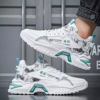 Высококачественные модные баскетбольные кроссовки для мужчин, весна 2025 г., новые дышащие износостойкие кроссовки для студентов, повседневная спортивная обувь для бега 39 белый
