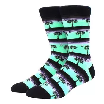 Высококачественные модные повседневные мужские носки, мультяшная серия еда-машины, забавные женские носки EU 39-46