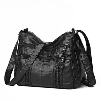 Высококачественные мягкие кожаные роскошные кошельки и сумки женская сумка дизайнерская сумка через плечо с несколькими карманами для женщин Sac