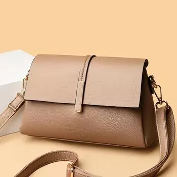 Высококачественные мягкие сумки через плечо из натуральной кожи для женщин, роскошные кошельки и сумки, дизайнерская сумка-мессенджер