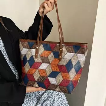 Высококачественные мягкие женские сумки-тоут большой вместимости, роскошная сумка через плечо для женщин 2024 года, модные женские сумки-кошелек 33x15x29cm синий