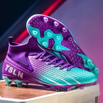 Высококачественные мужские футбольные бутсы, модные нескользящие футбольные бутсы для детей TF/FG, профессиональные футбольные бутсы для тренировок EU35