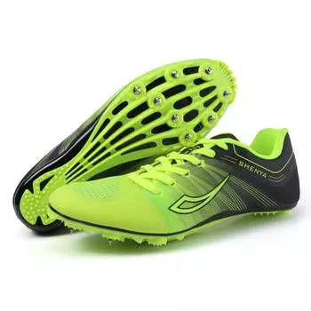 Высококачественные мужские и женские кроссовки для спорта на открытом воздухе, быстрые кроссовки для бега на короткие дистанции, нескользящие кроссовки для студентов, легкая атлетика 35