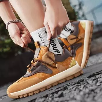 Высококачественные мужские кожаные кроссовки, модная мужская повседневная обувь, удобные амортизирующие мужские кроссовки Zapatos Para Hombre 39 чёрный