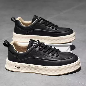 Высококачественные мужские кроссовки для сноуборда, осенне-зимние, на толстой подошве, черные, для работы и отдыха, с низким верхом, из микрофибры и кожи, мужские туфли 39