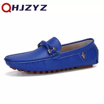 Высококачественные мужские мокасины из натуральной кожи, мягкие мокасины, осенние мужские туфли на плоской подошве для вождения, складные туфли-бобы Zapatos Hombre 47