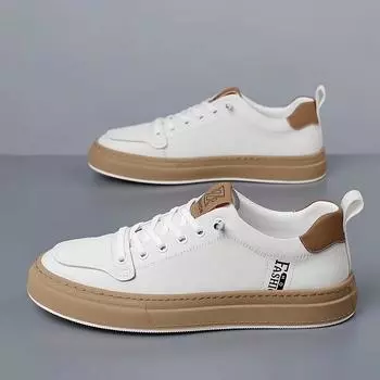 Высококачественные мужские повседневные кожаные нескользящие туфли Muller, износостойкие уличные спортивные туфли, модные высококачественные удобные туфли на плоской подошве 38 хаки