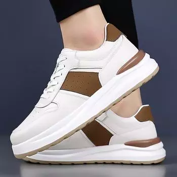 Высококачественные мужские повседневные кроссовки Молодежная спортивная обувь в минималистичном стиле Спорт на открытом воздухе Модная мужская обувь для отдыха Воздухопроницаемая обувь 38 чёрный