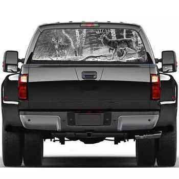 Высококачественные наклейки на автомобиль с лесными животными, охота на оленя, Хэллоуинский костюм для АВТОМОБИЛЯ/Внедорожника