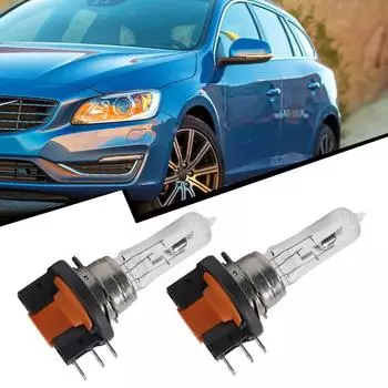 Высококачественные новые галогенные лампы для фар из нержавеющей стали/пластика желтого цвета 15/55 Вт, автомобильные аксессуары H15 для BMW CHINA