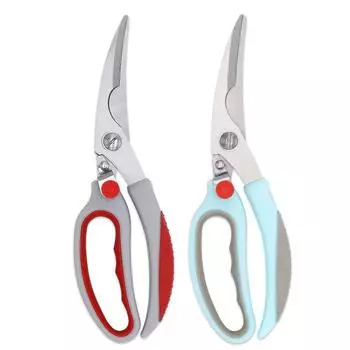 Высококачественные острые бытовые универсальные кухонные ножницы из нержавеющей стали, ножницы для барбекю из куриной кости, утки, рыбы небесно-голубой