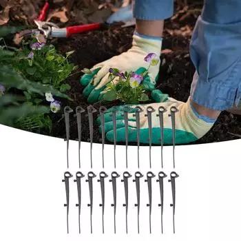 Высококачественные плоские кровельные водостоки, зажимы для желобов, зажимы для щеток для желобов, длина 150 мм, 20 шт., черные, плоские кровельные водостоки, сохраняют чистоту CHINA