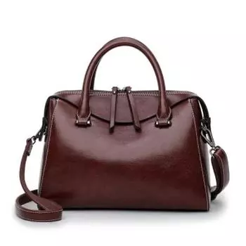 Высококачественные повседневные сумки-тоут винтажные наплечные сумки большой вместимости женские модные кожаные сумки