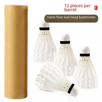Высококачественные прочные тренировочные мячи для бадминтона в стиле перьев — готовые к использованию