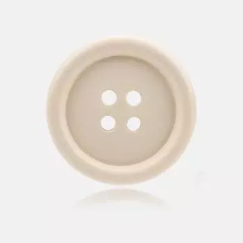 Высококачественные пуговицы из смолы с карамельной краской-спрей, круглые универсальные пуговицы для пальто, декоративные пуговицы для свитеров Milk White 20mm