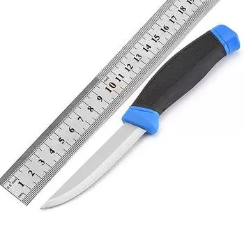 Высококачественные рыболовные принадлежности для рыбалки на открытом воздухе, рыболовная лодка, нож для разделки рыбы из нержавеющей стали, походные инструменты для резки мяса, ручка из полипропилена