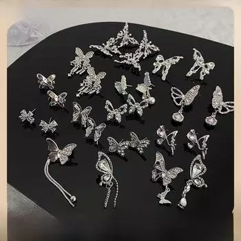 «Высококачественные серьги-кисточки в виде бабочек»: Элегантный, легкий, модный дизайн для женщин. 12