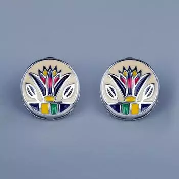 Высококачественные серьги в форме травы для женщин, ювелирные изделия с эмалью ручной работы, креативные нерегулярные геометрические серьги для пар, вечерние украшения для женщин белый